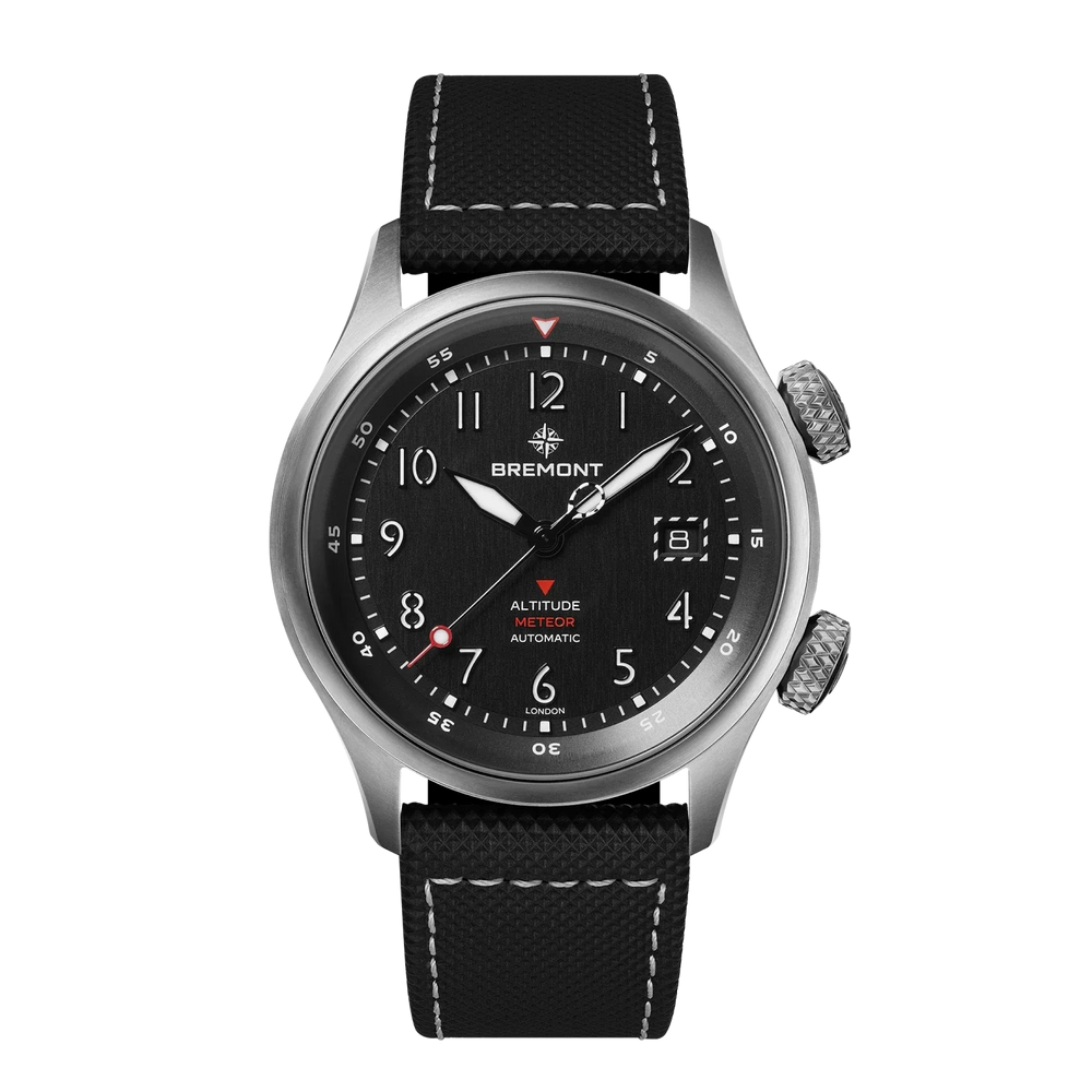 Bremont Watch Company Watches | Mens | Altitude Altitude MB Meteor Orange - Black Titanium on Leather
