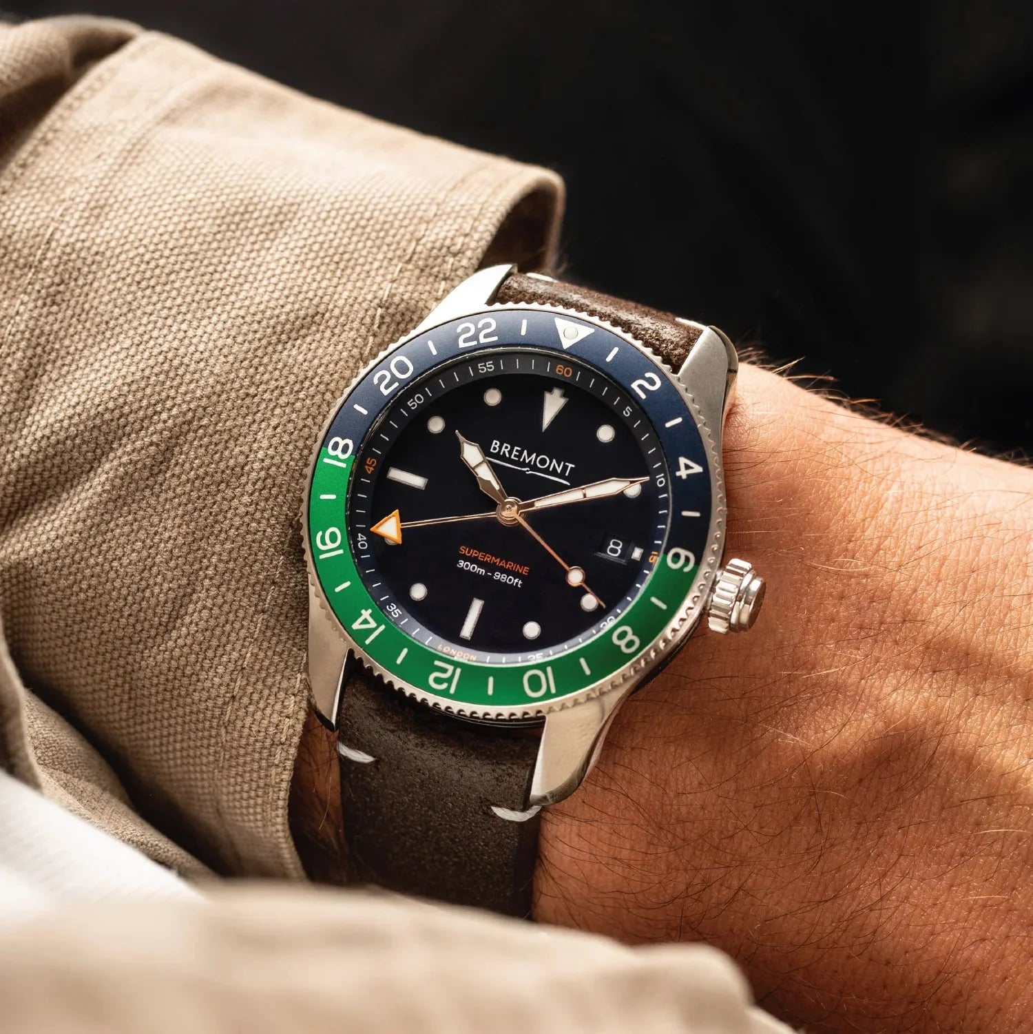 Bremont Watch Company Watches | Mens | Supermarine S302 (BLGN Leather)