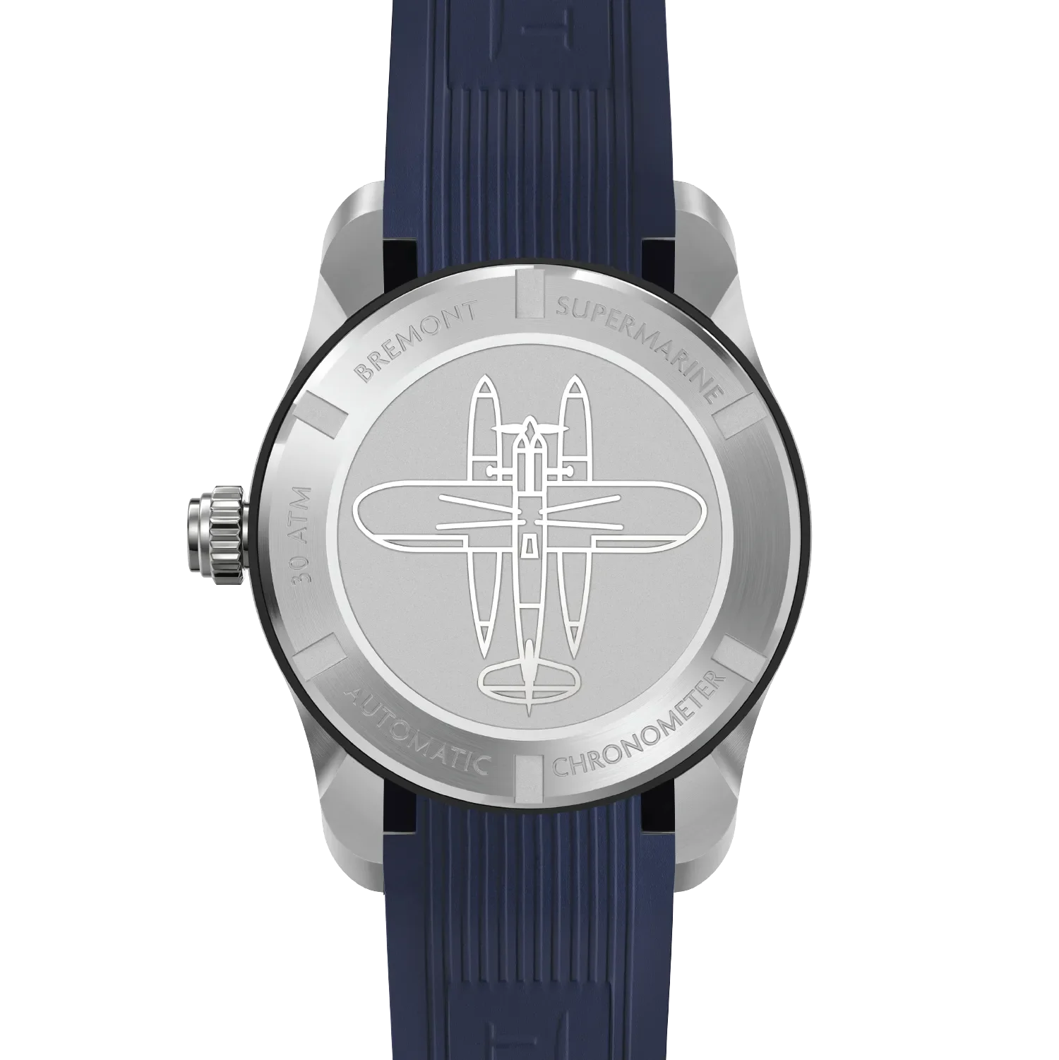 Bremont Watch Company Watches | Mens | Supermarine Regular length (15cm - 19cm wrist size) S302 (BLGN Rubber)