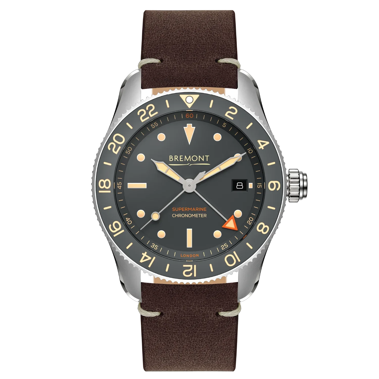 Bremont Watch Company Watches | Mens | Supermarine S302 (Grey Leather)