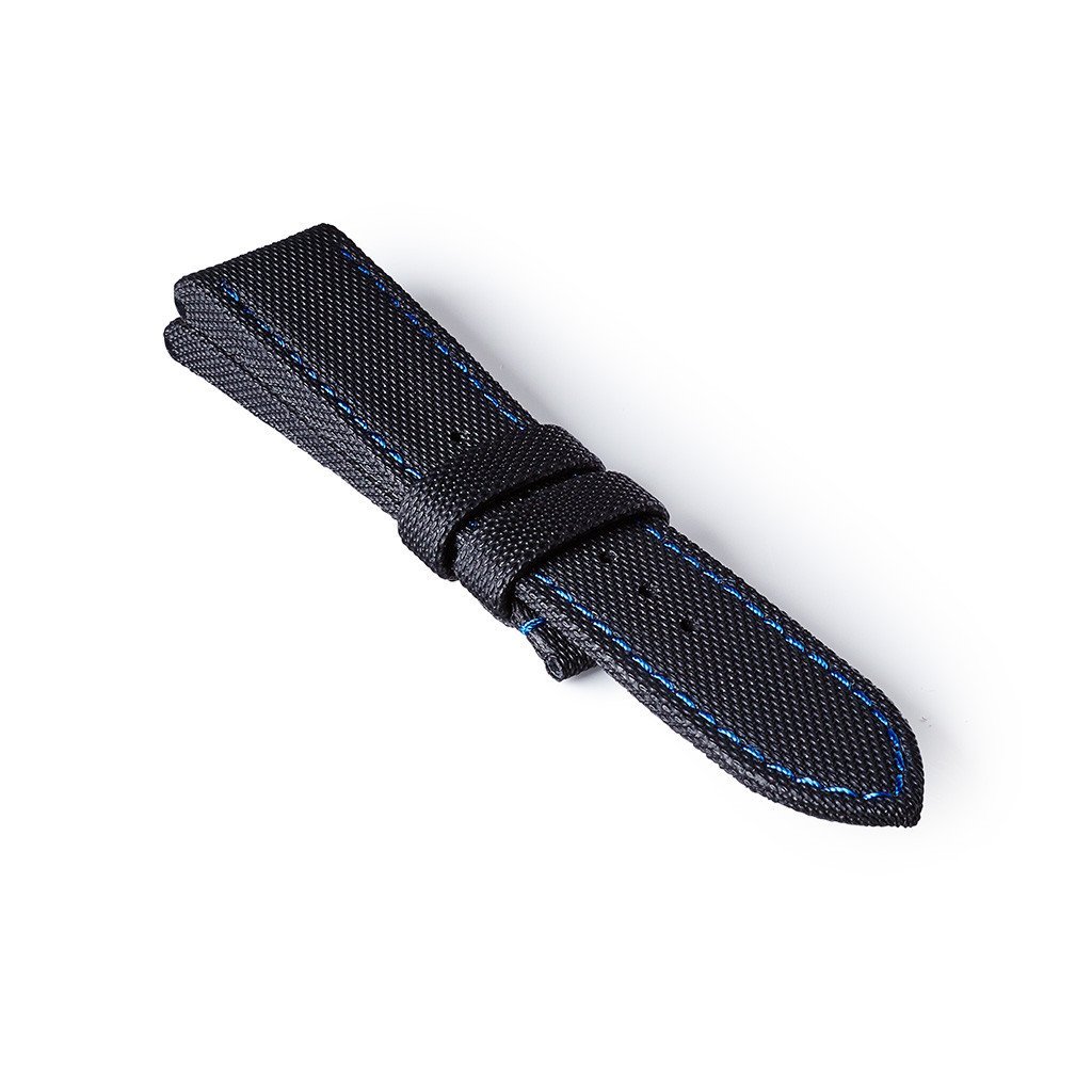 Bremont Chronometers Straps Mens black Seattle Seattle Strap blue stitching