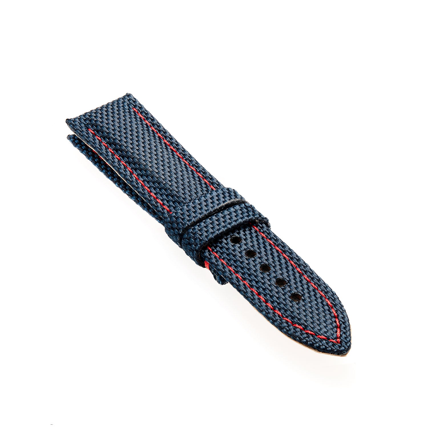 Blue Red Stitching Kevlar Strap