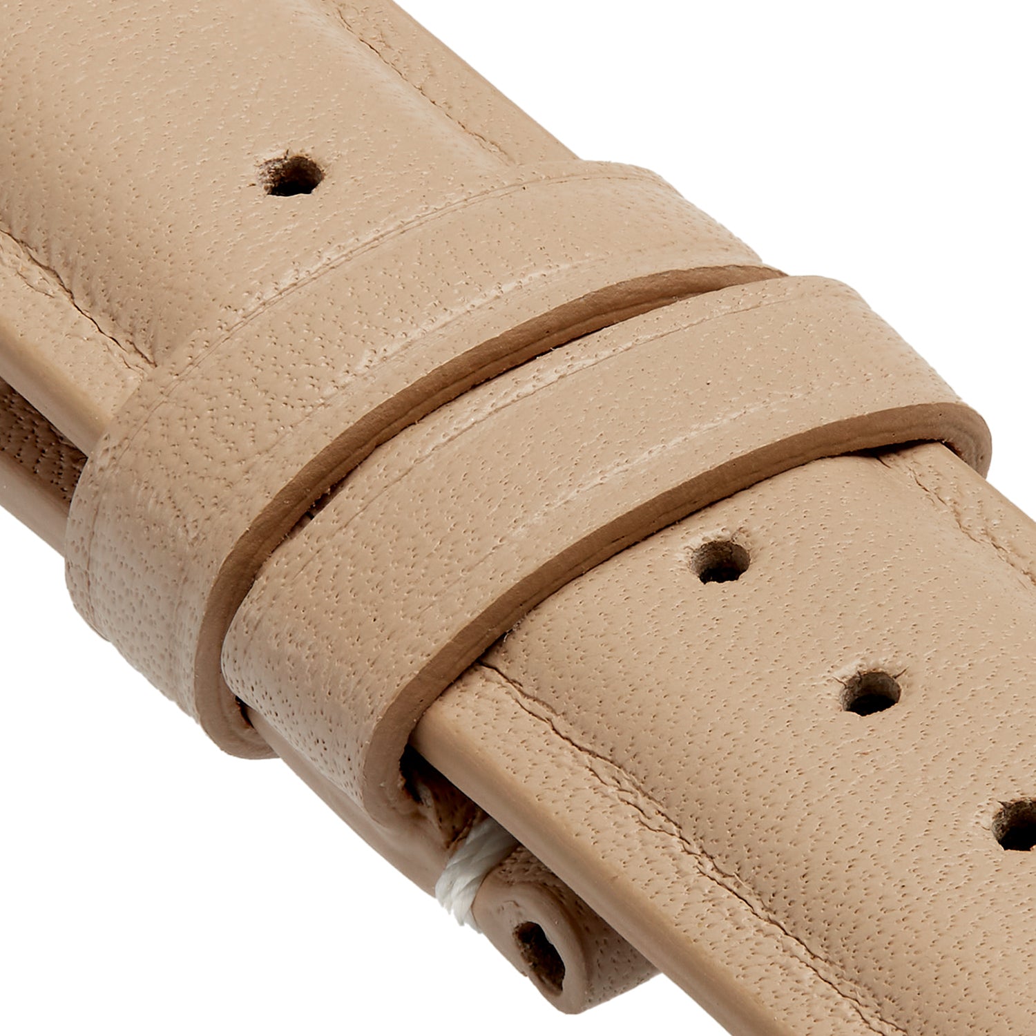 Leather Sahara Side Stitch Strap