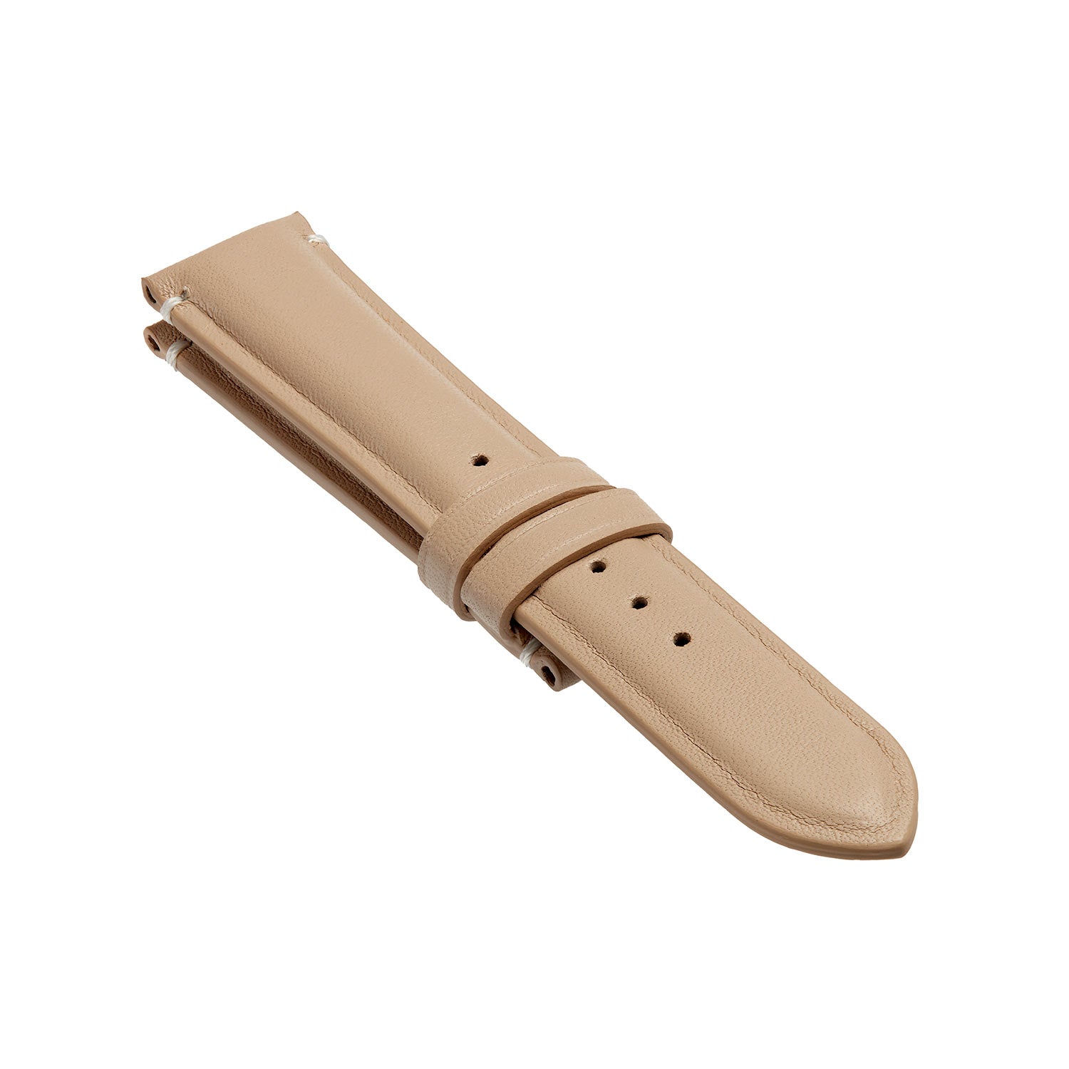 Leather Sahara Side Stitch Strap