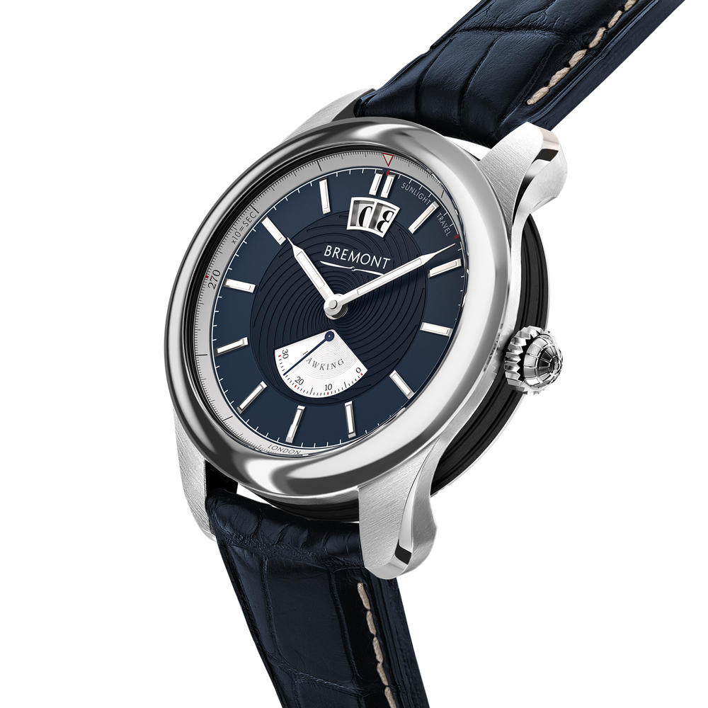 Steven Hawking Watch White Gold Blue