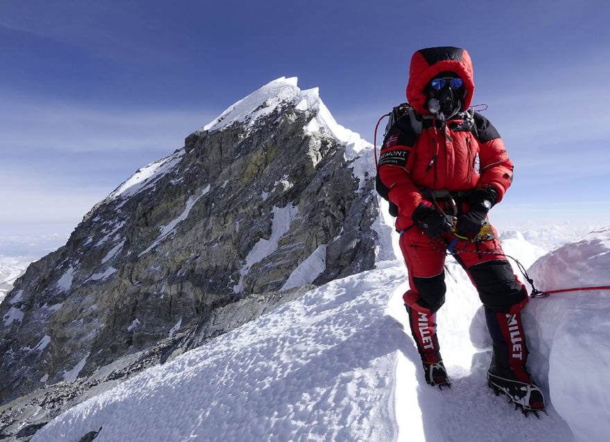 Kristin Harila sets a new world record for the fastest ascent of the 14 highest peaks on Earth