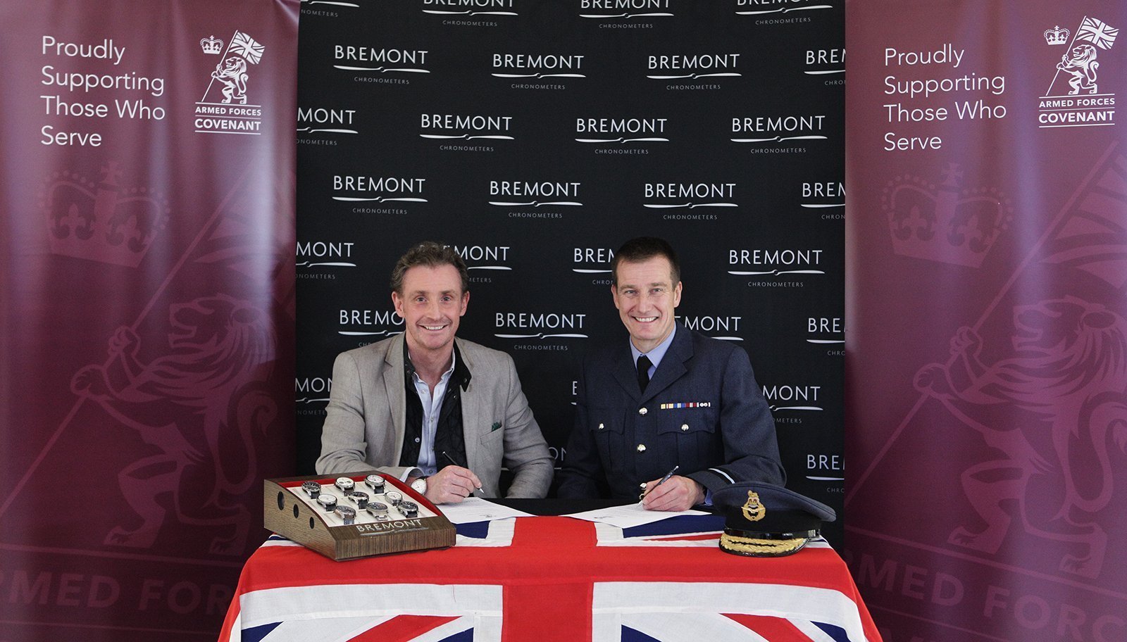 BREMONT IS THE FIRST WATCH COMPANY TO SIGN  THE ARMED FORCES COVENANT