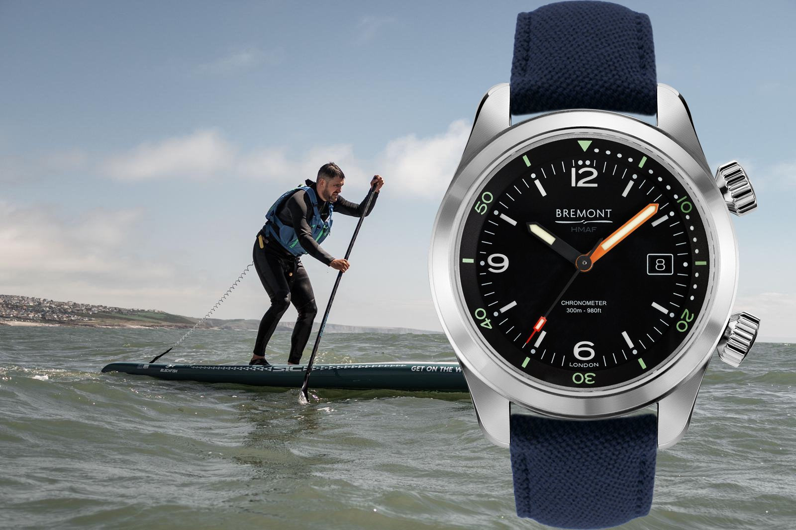 BREMONT AMBASSADOR JORDAN WYLIE TESTS THE ARGONAUT DURING RECORD BREAKING SOLO PADDLE BOARD ATTEMPT