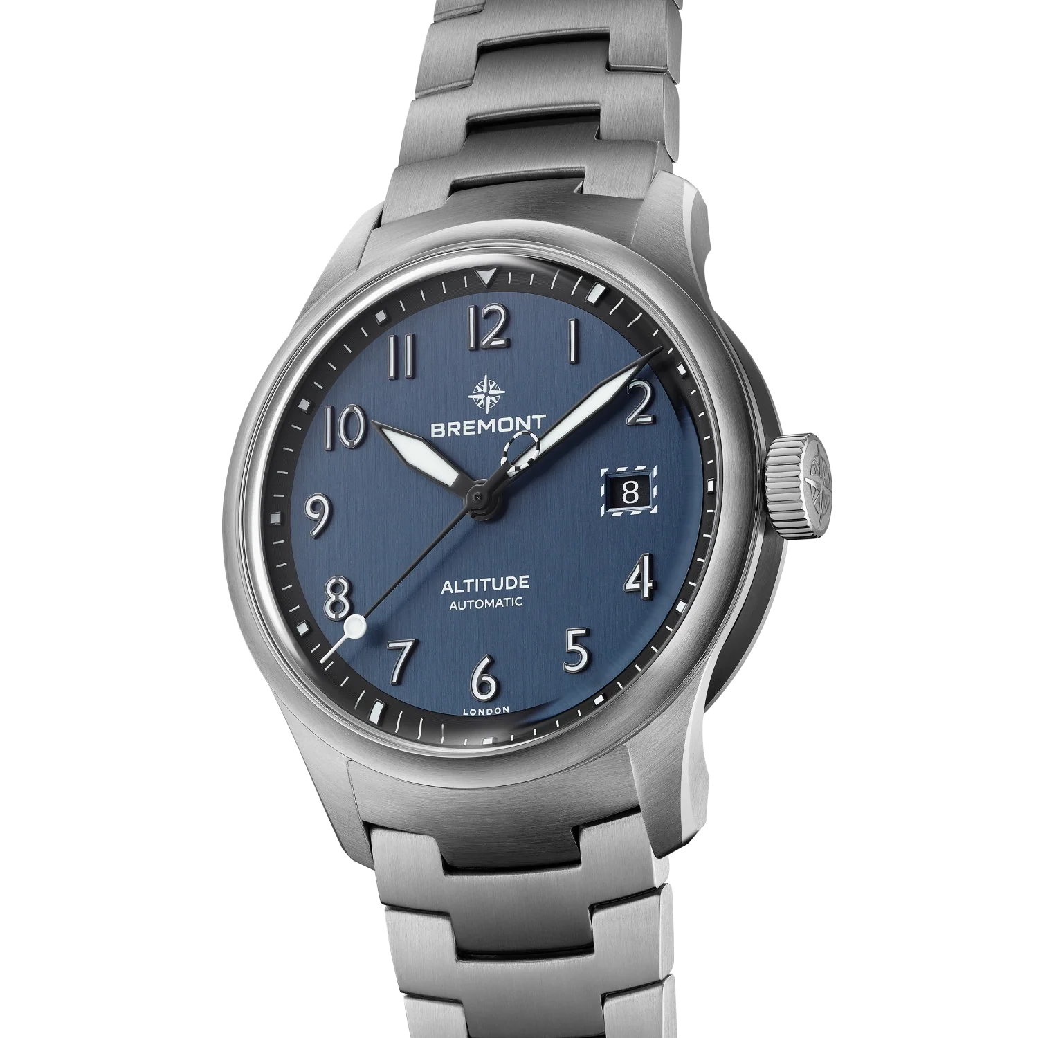 Bremont Watch Company Watches | Mens | Altitude Altitude 39mm Blue Dial Bracelet