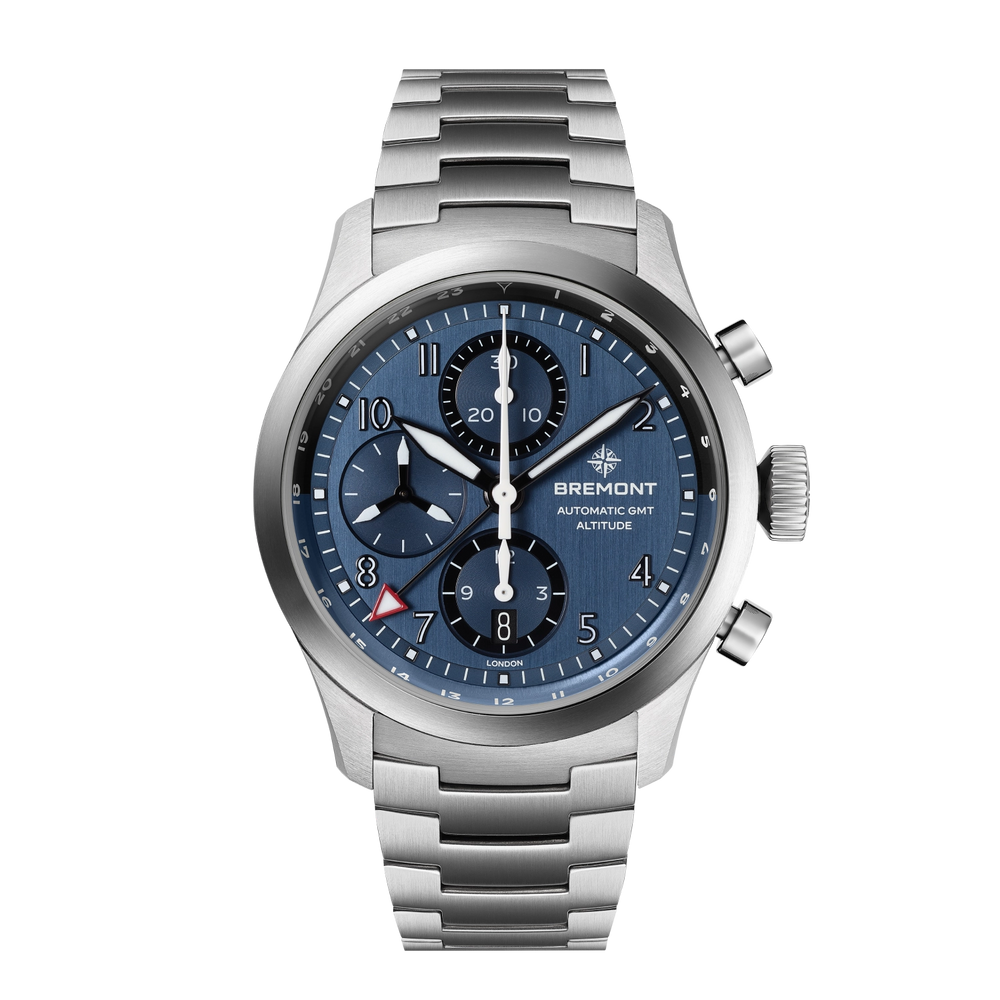 Altitude 42mm Chronograph GMT Blue Dial Bracelet