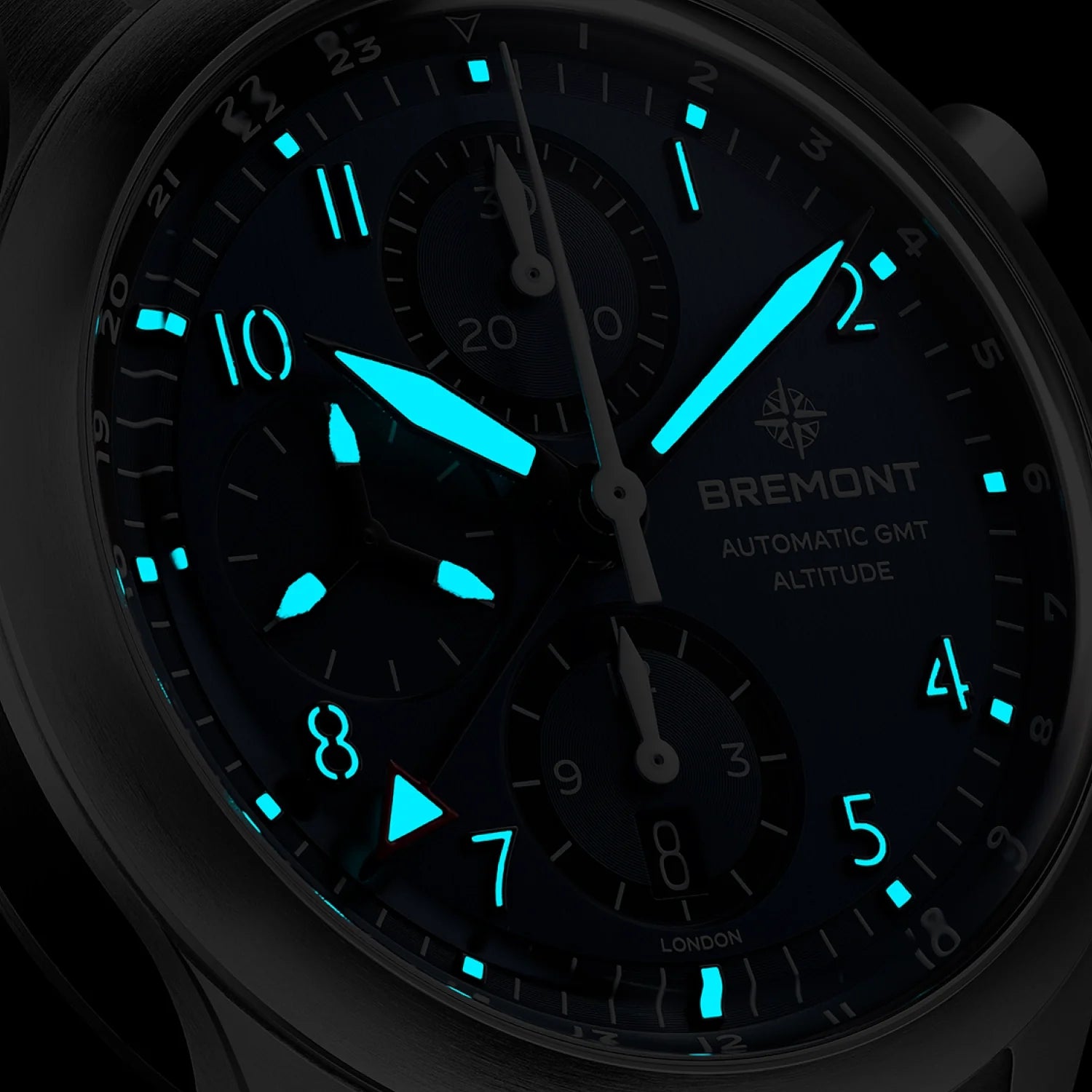 Bremont Watch Company Watches | Mens | Altitude Altitude 42mm Chronograph GMT Blue Dial Bracelet