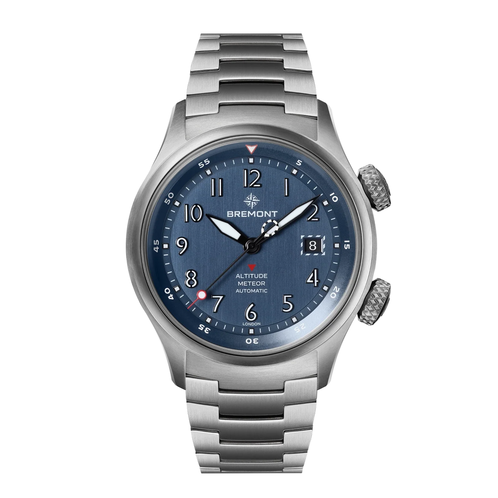 Bremont Watch Company Watches | Mens | Altitude Altitude MB Meteor Blue Dial Blue Barrel Bracelet