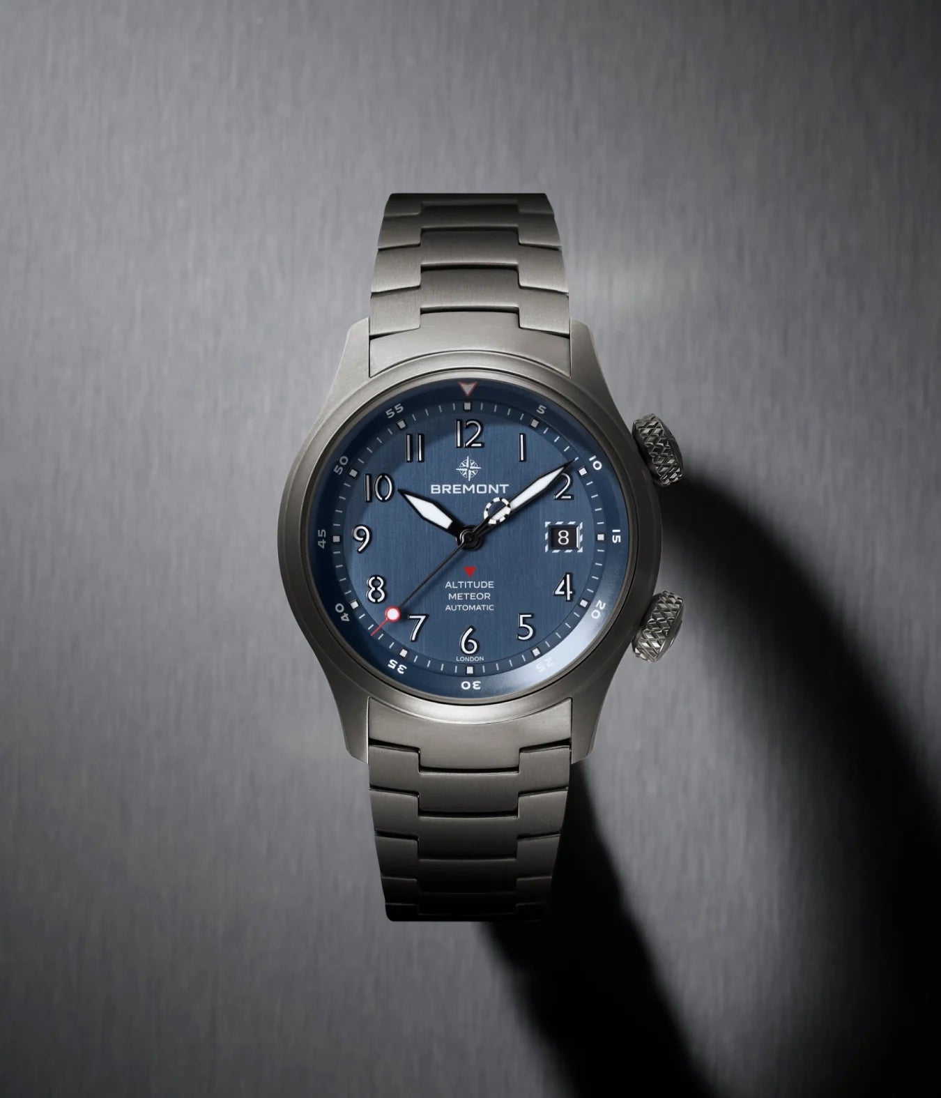 Bremont Watch Company Watches | Mens | Altitude Altitude MB Meteor Blue Dial Blue Barrel Bracelet