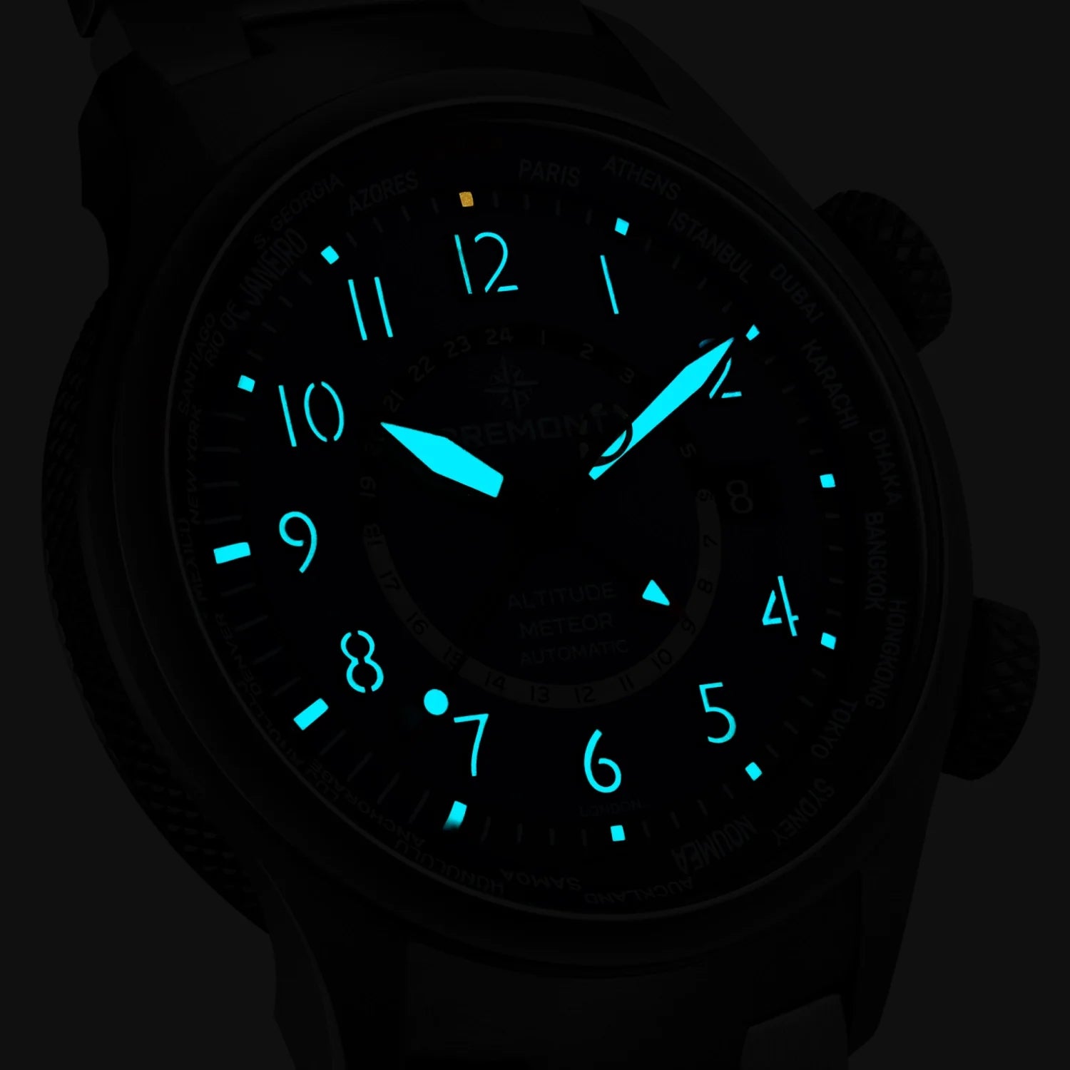 Altitude MB Meteor Time Zones Blue Dial Nato Strap