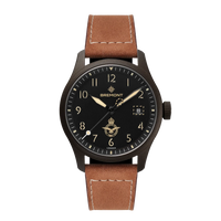 HMAF Altitude 39mm Date Leather Strap