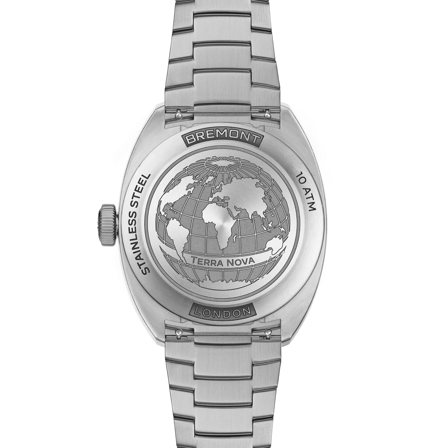 Terra Nova 40.5mm Jumping Hour Burgundy Bracelet