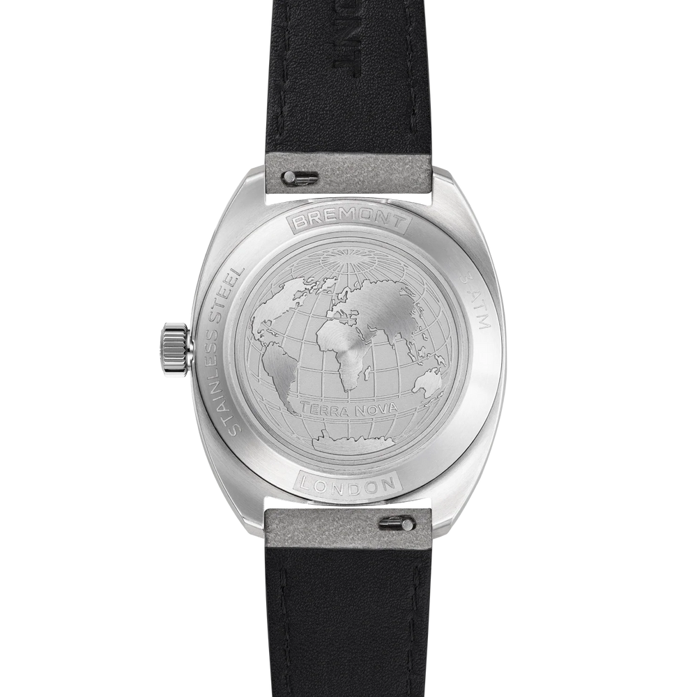 Terra Nova 35mm Jumping Hour Frosted Leather Strap