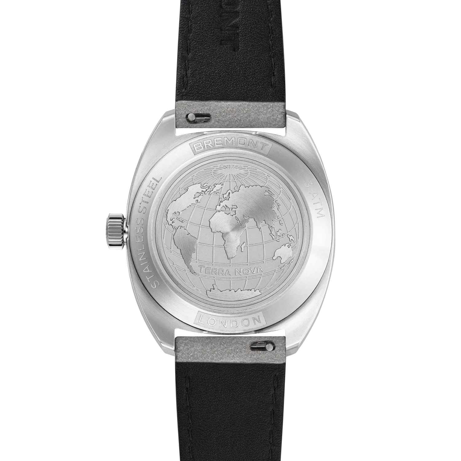 Terra Nova 35mm Jumping Hour Frosted Leather Strap