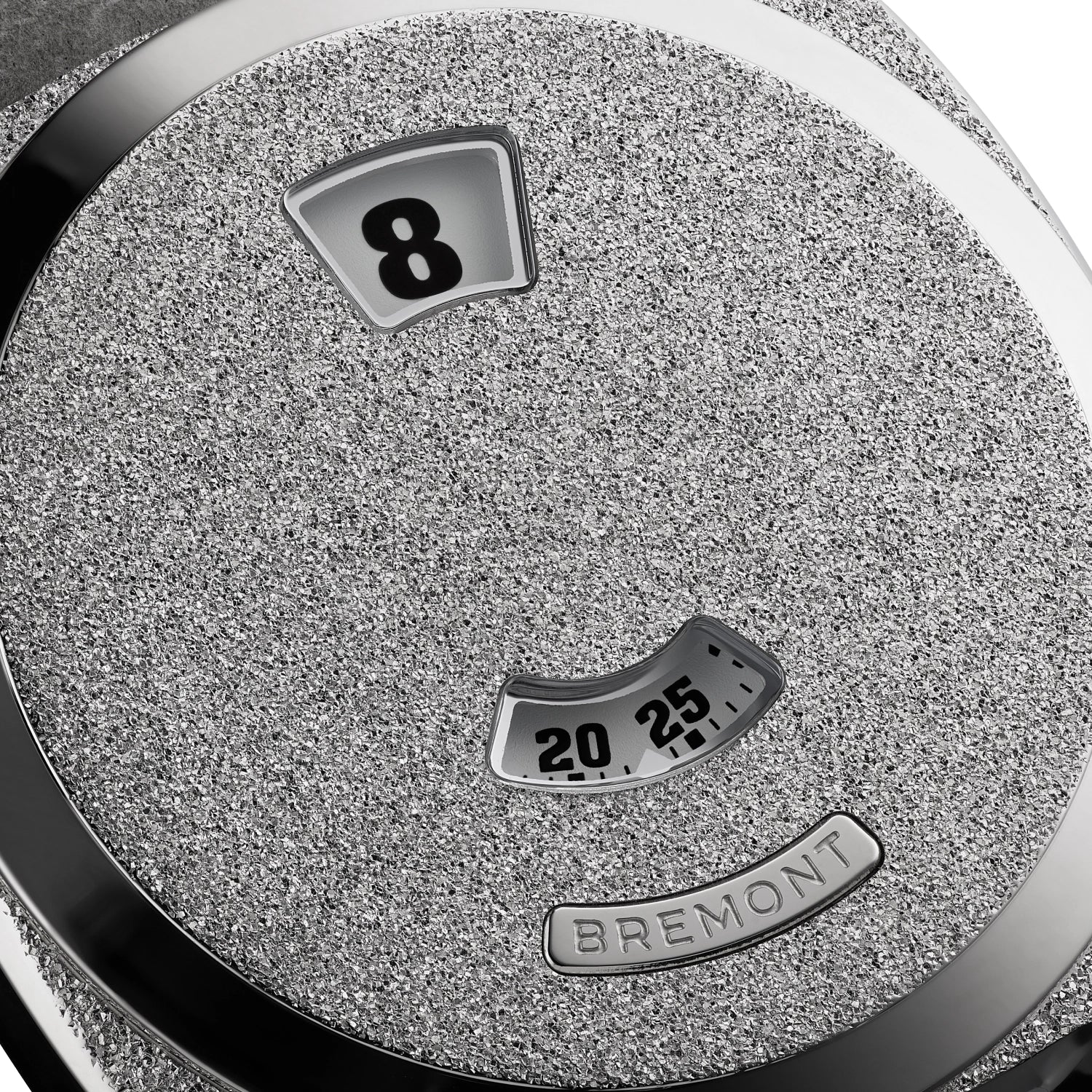 Terra Nova 35mm Jumping Hour Frosted Leather Strap