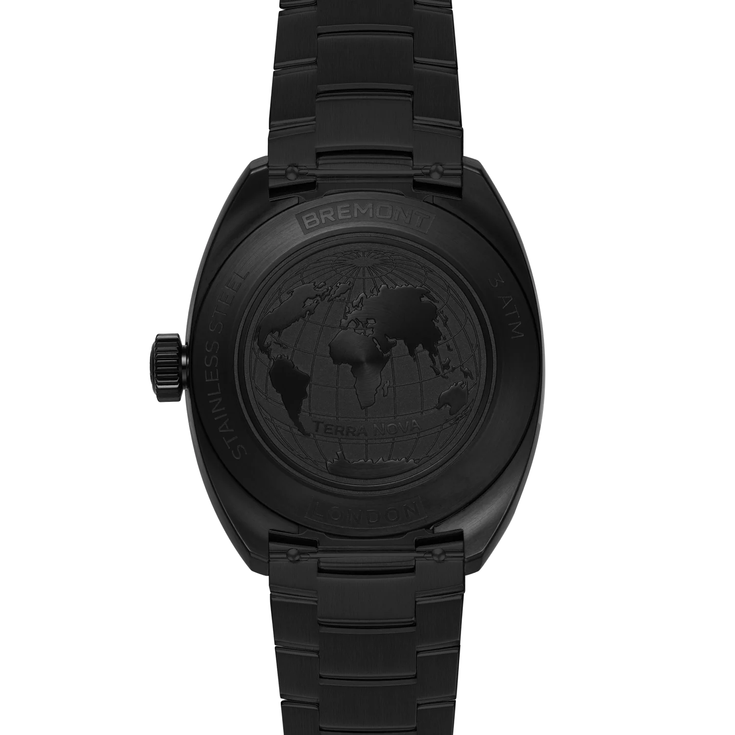 Bremont Watch Company Watches | Mens | Terra Nova Terra Nova 38 Jumping Hour, Stealth Black
