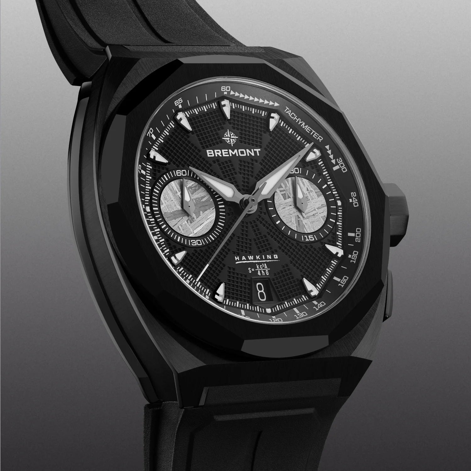 Bremont Watch Company Watches | Mens | Supernova Supernova 41mm Chronograph Hawking Edition Rubber Strap