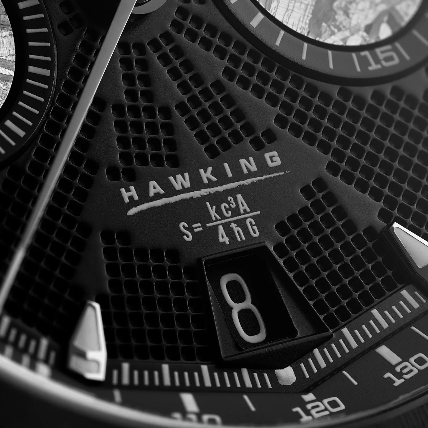 Bremont Watch Company Watches | Mens | Supernova Supernova 41mm Chronograph Hawking Edition Rubber Strap