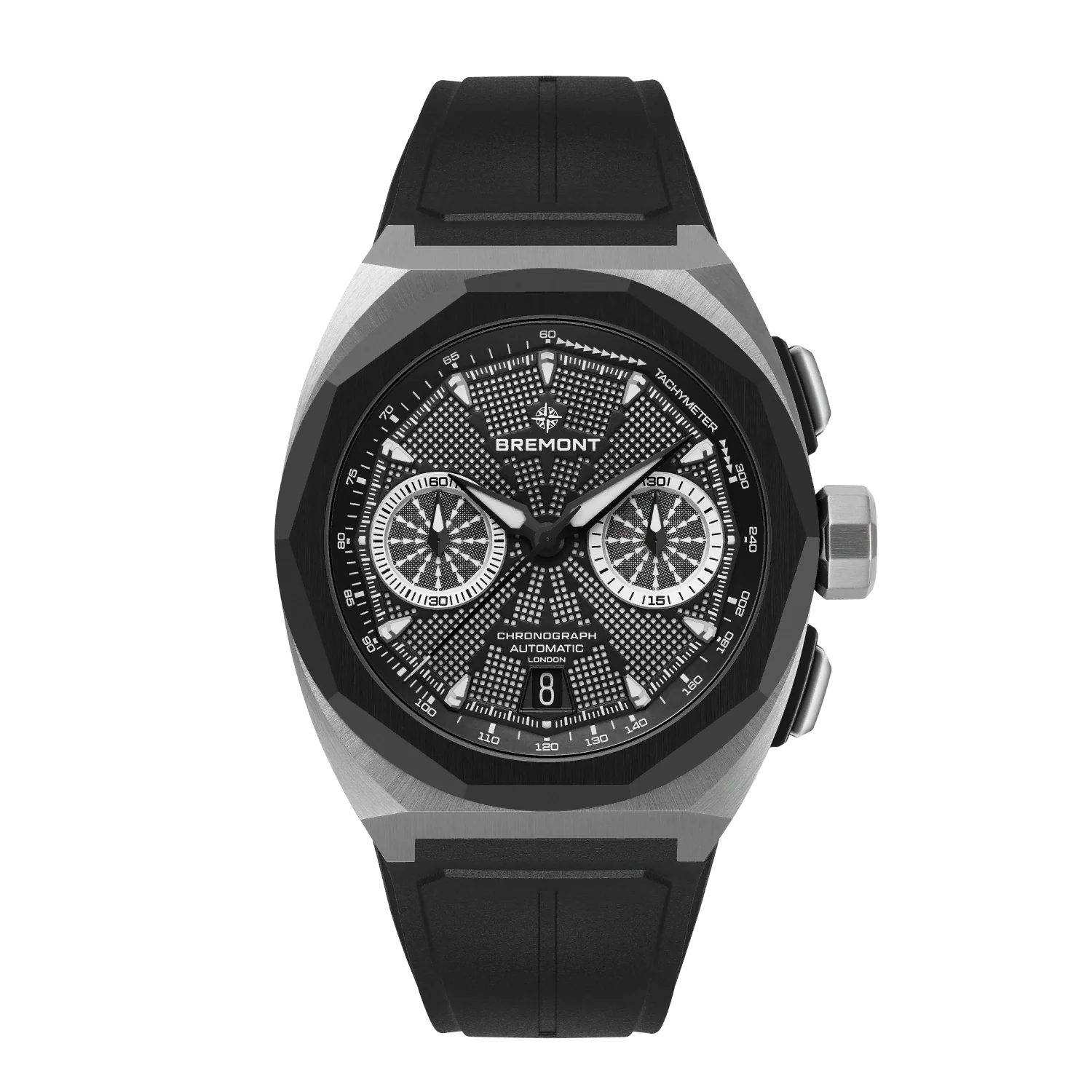 Bremont Watch Company Watches | Mens | Supernova Supernova 41mm Chronograph Rubber Strap