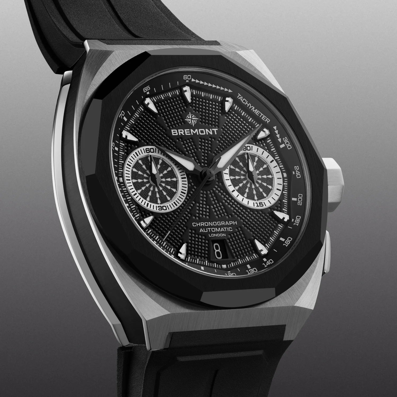 Bremont Watch Company Watches | Mens | Supernova Supernova 41mm Chronograph Rubber Strap