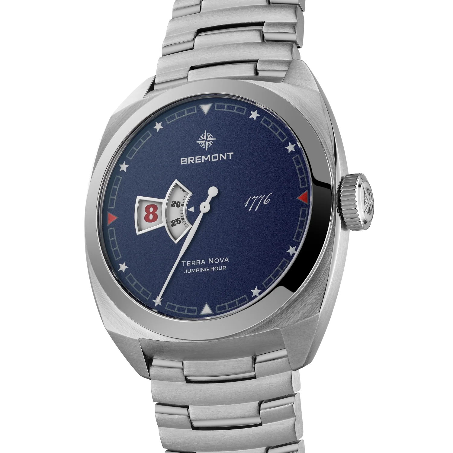 Bremont Watch Company Watches | Mens | Terra Nova Terra Nova 40.5mm Jumping Hour 1776 Bracelet