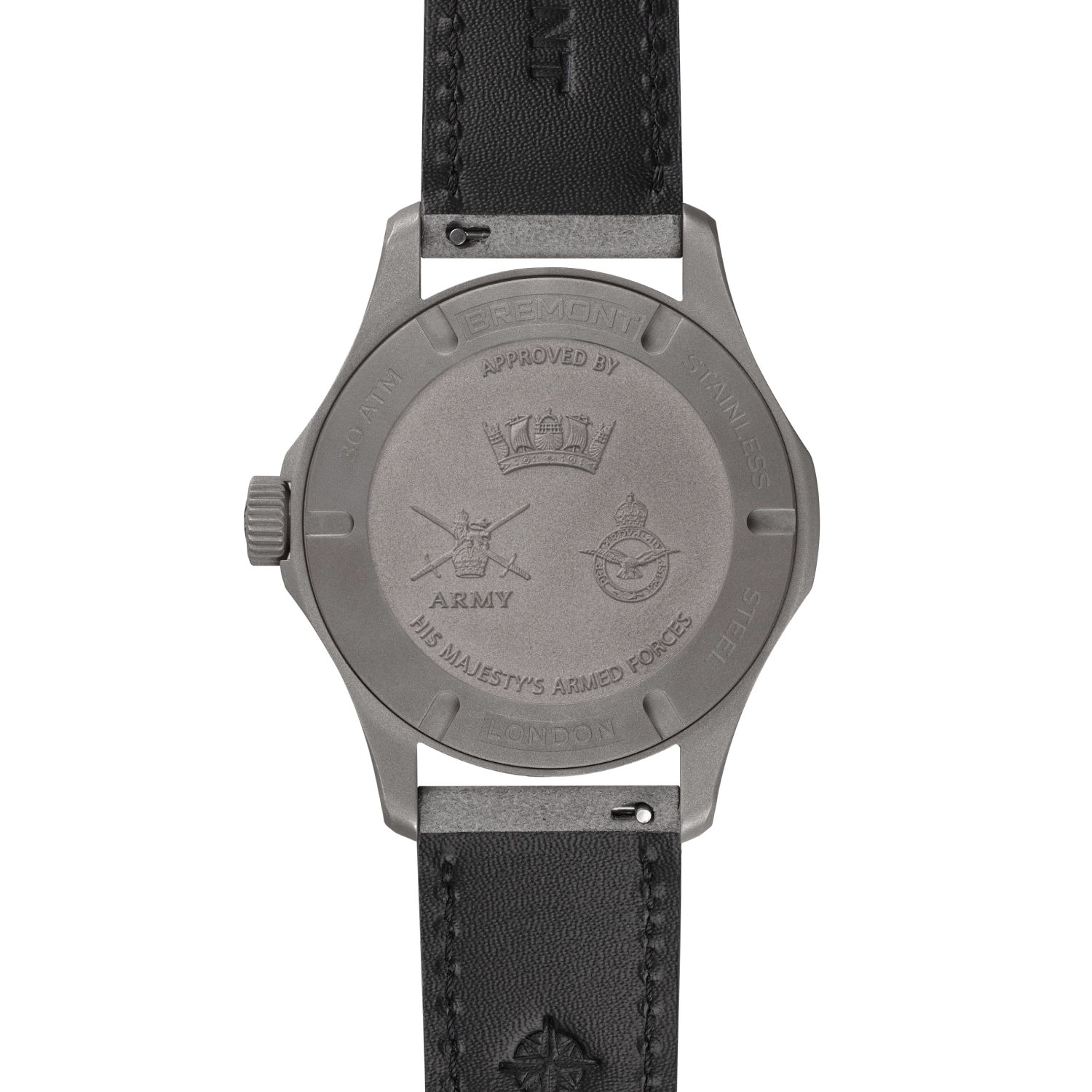 HMAF Supermarine 40mm Date Leather Strap