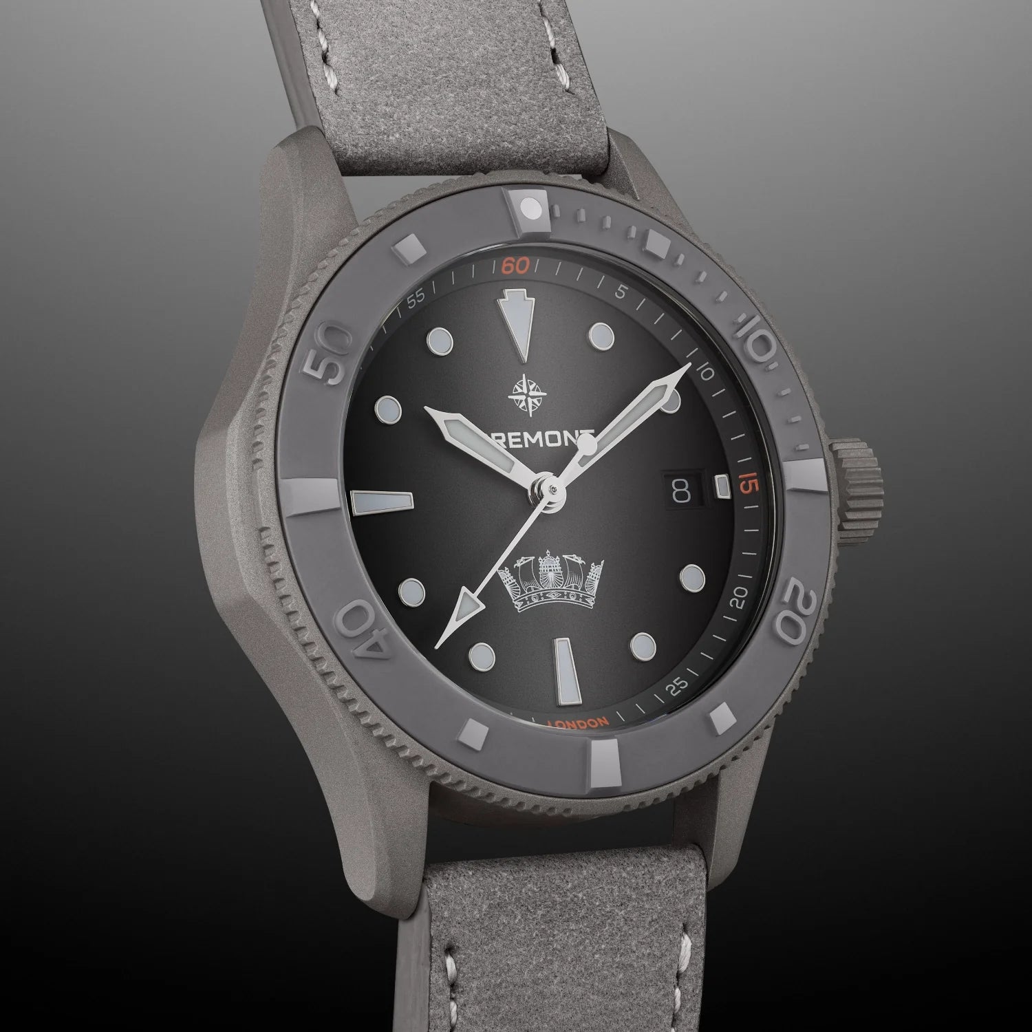 Bremont Watch Company Watches | Mens | HMAF HMAF Supermarine 40mm Date Leather Strap