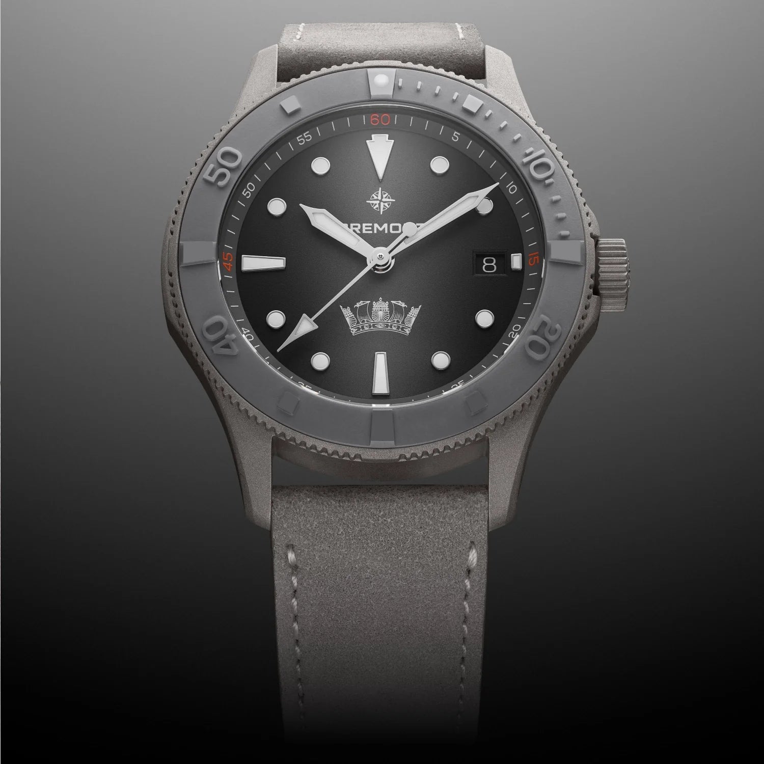 Bremont Watch Company Watches | Mens | HMAF HMAF Supermarine 40mm Date Leather Strap