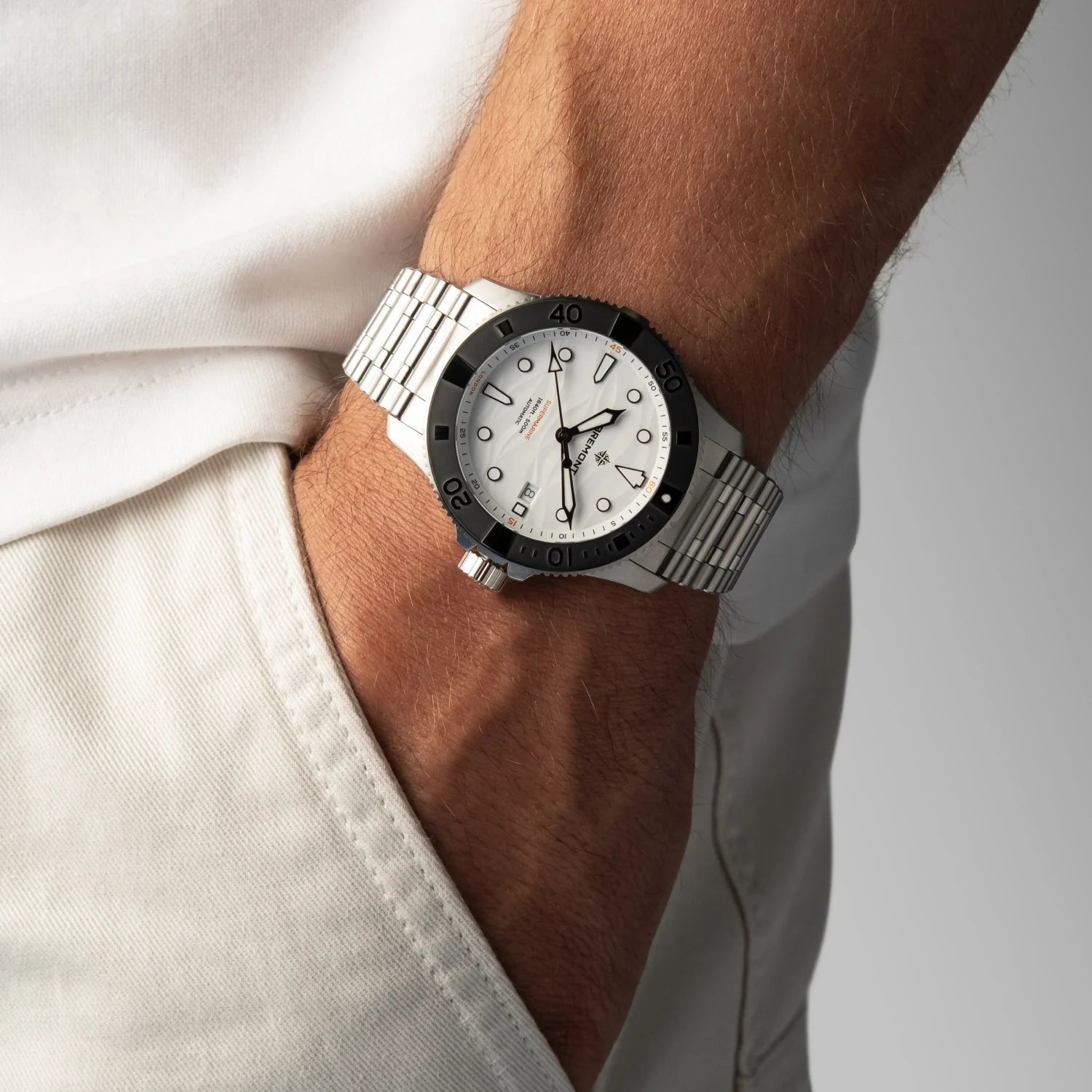 Bremont Watch Company Watches | Mens | Supermarine Supermarine 500m - White Dial, 904L on 904L