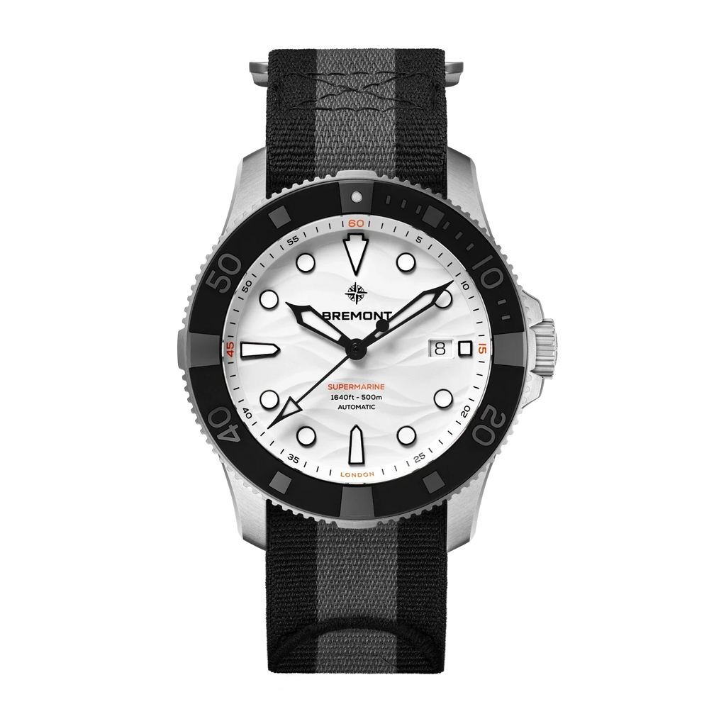 Bremont Watch Company Watches | Mens | Supermarine Supermarine 500m  - White Dial, NATO Strap