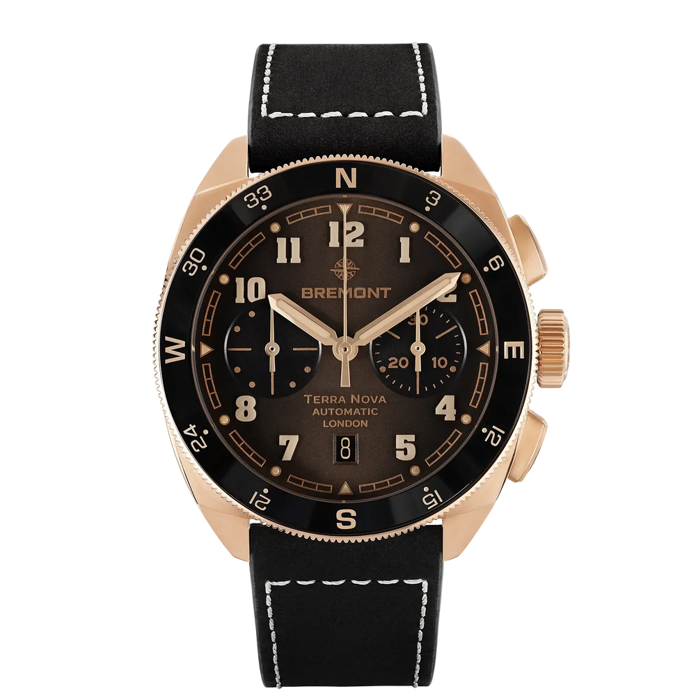 Bremont Watch Company Watches | Mens | Terra Nova Terra Nova 42.5 Chronograph, Rose Gold