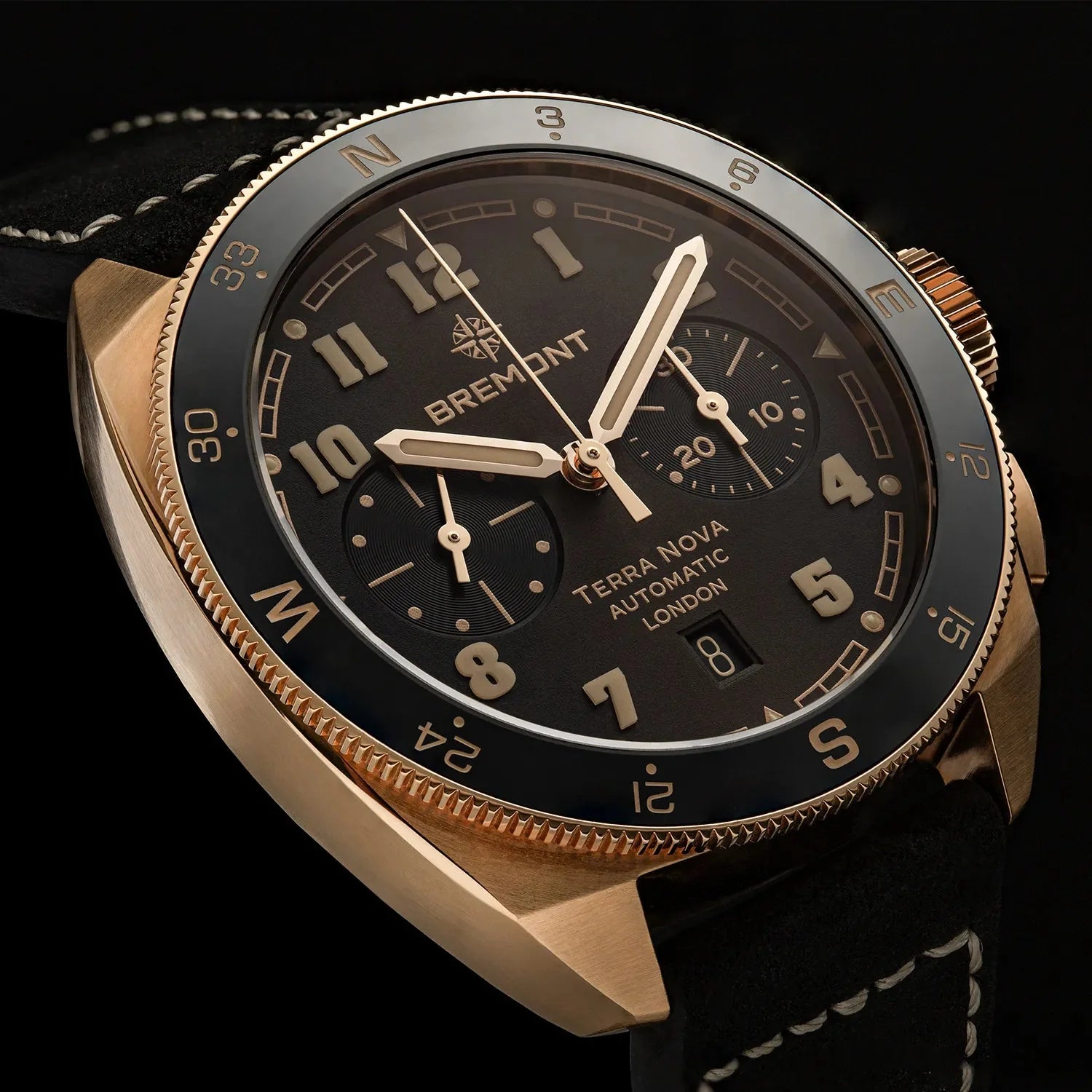 Bremont Watch Company Watches | Mens | Terra Nova Terra Nova 42.5 Chronograph, Rose Gold