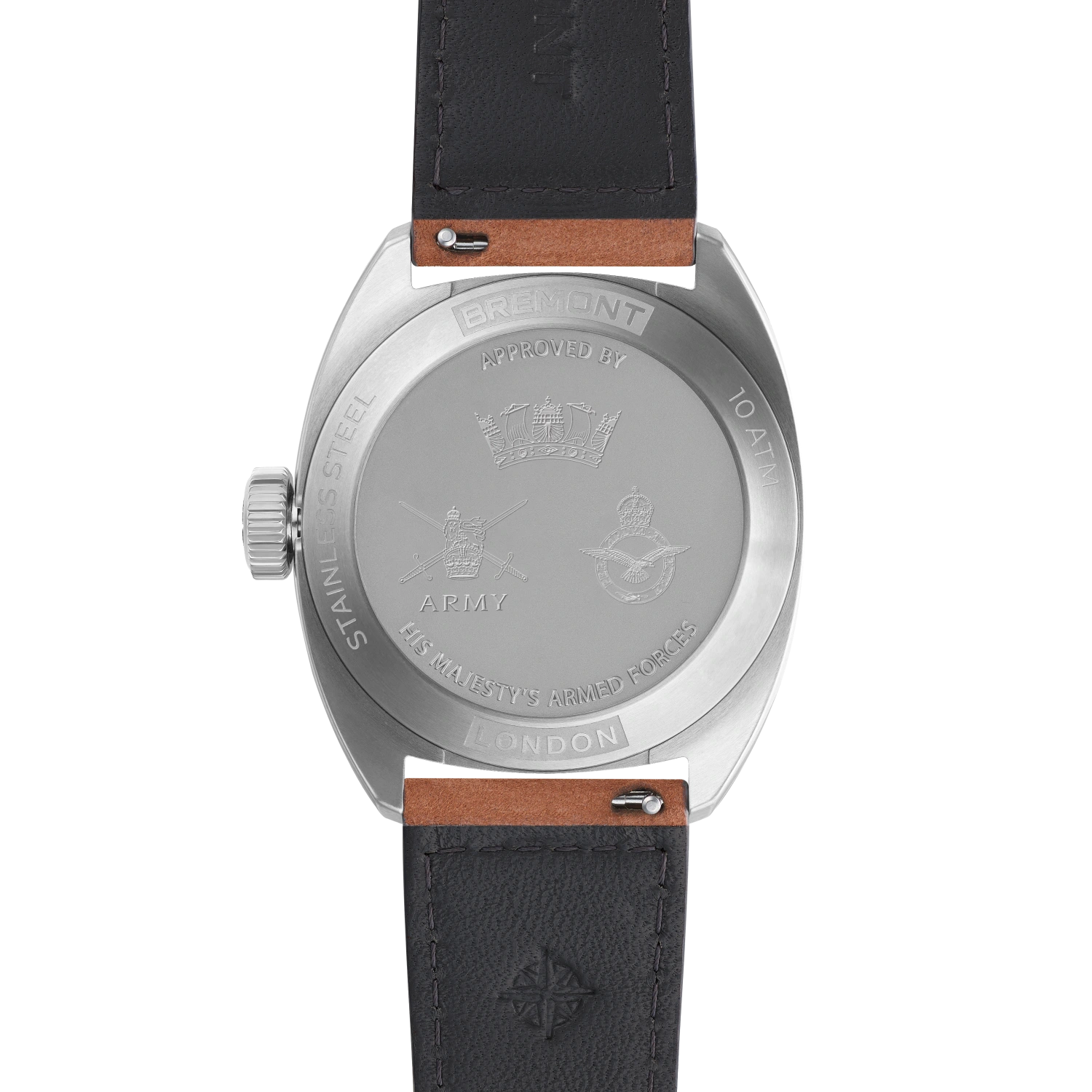Bremont Watch Company Watches | Mens | HMAF HMAF Terra Nova 40.5mm Date Leather Strap