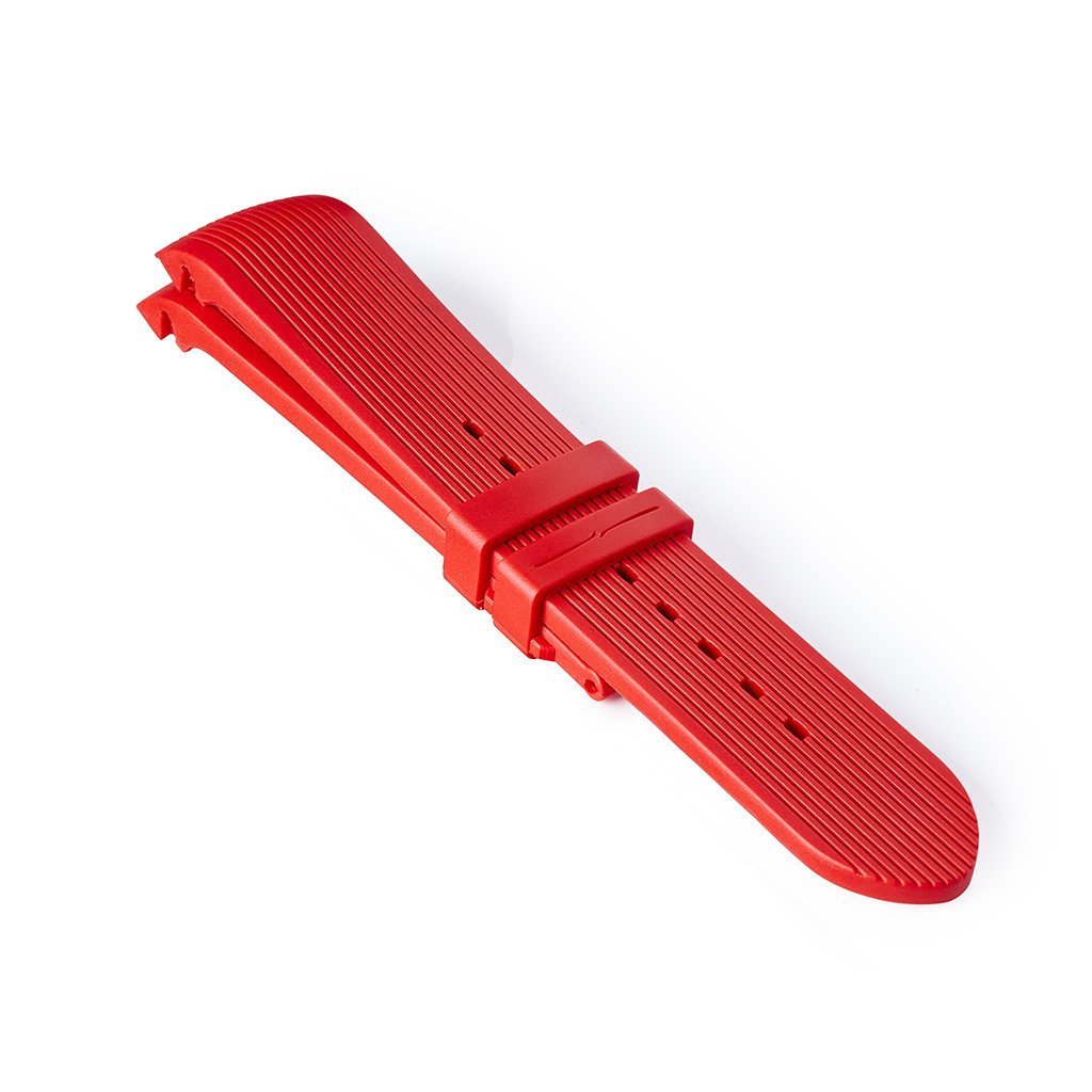 Bremont Chronometers Straps Mens integrated Rubber Strap Red