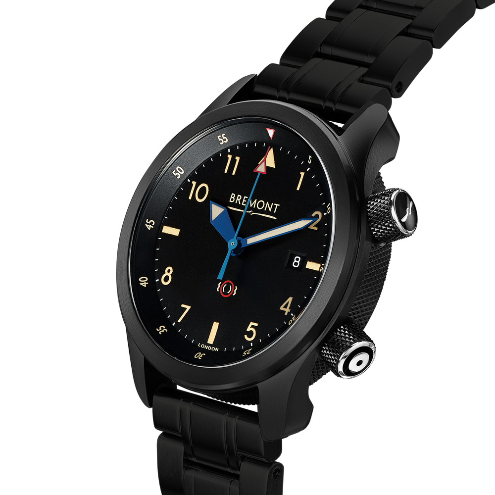 U-2/51-JET Black Pilot's Watch Bracelet