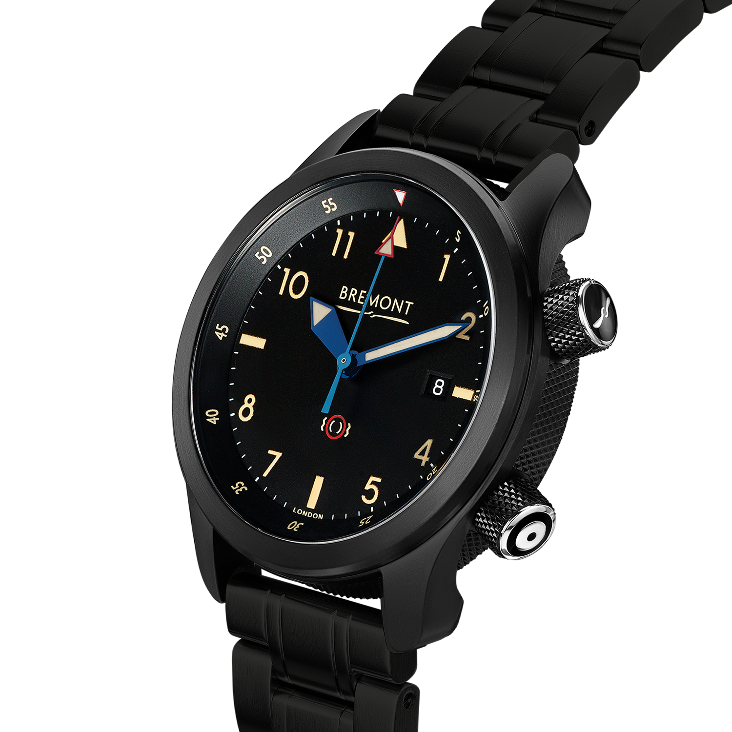 U-2/51-JET Black Pilot's Watch Bracelet