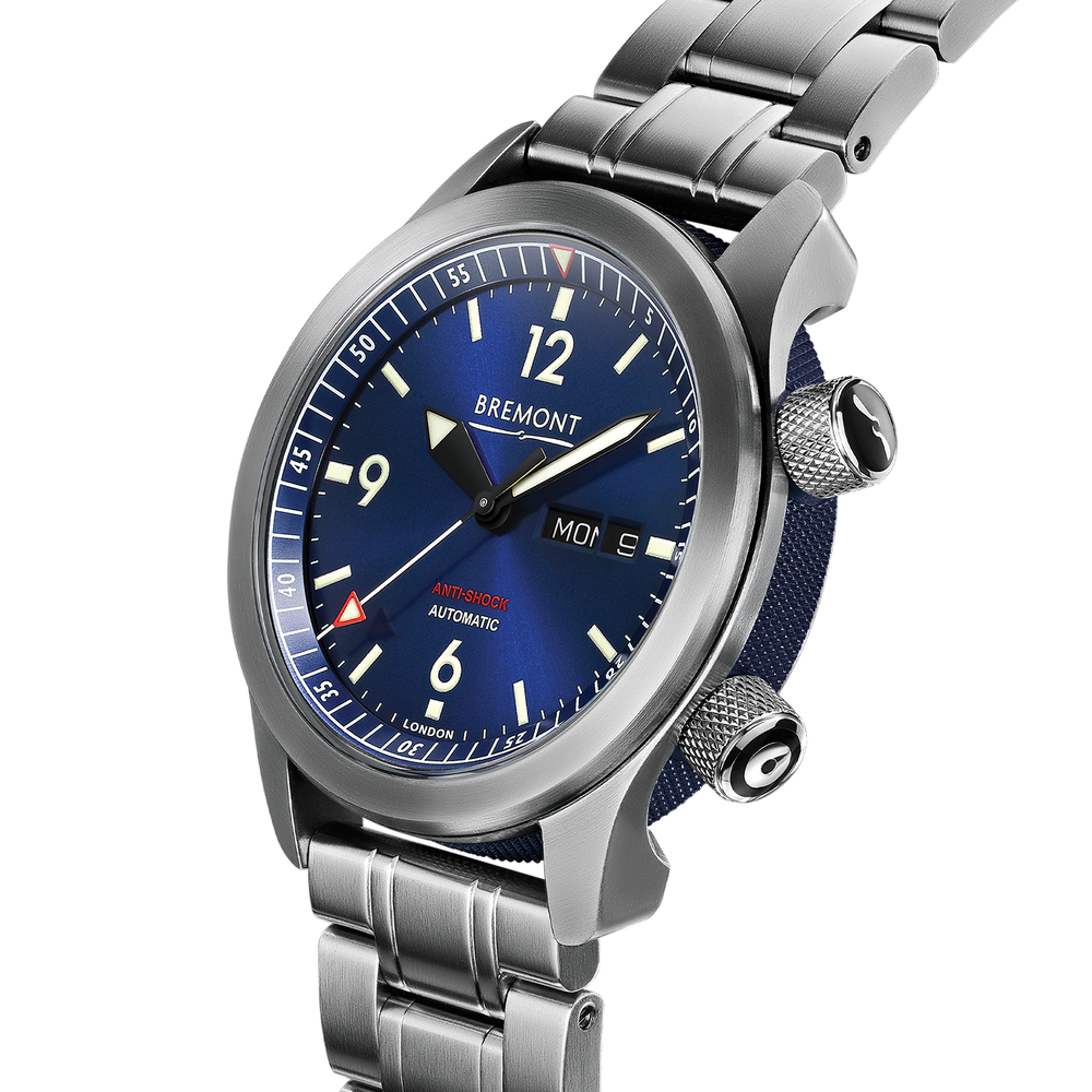 U-2 Blue Bracelet Pilot's Watch