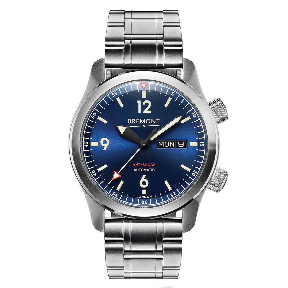 U-2 Blue Bracelet Pilot's Watch