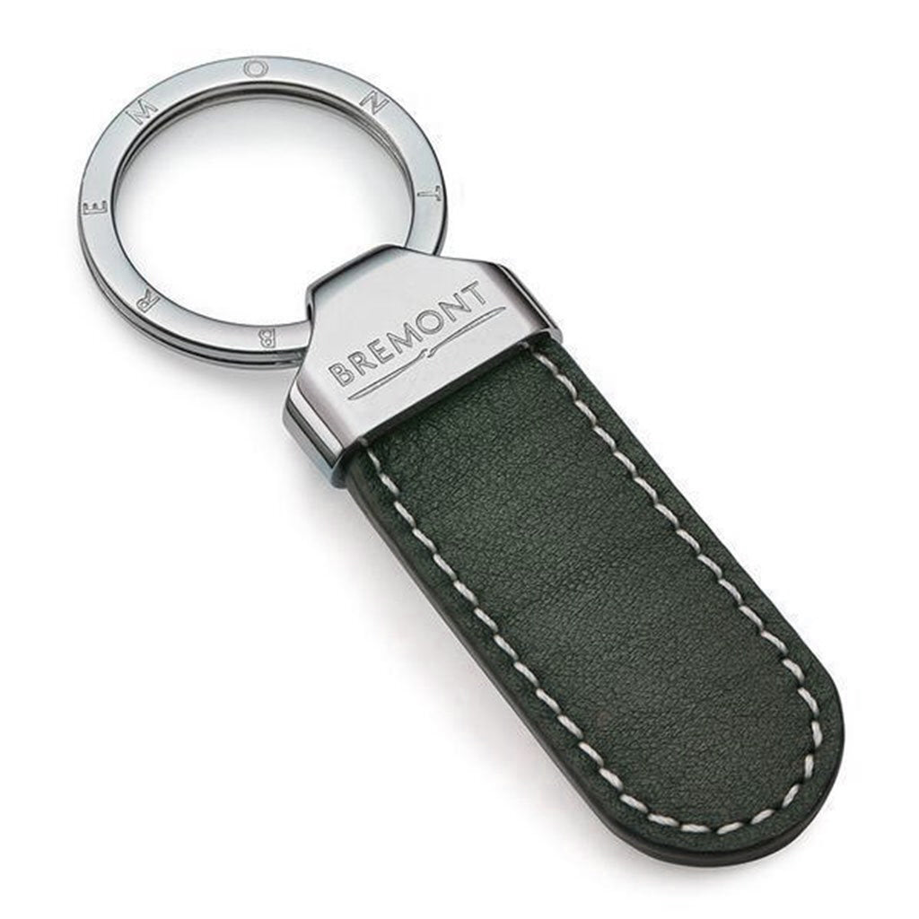 Whittle Leather Key Fob - Green