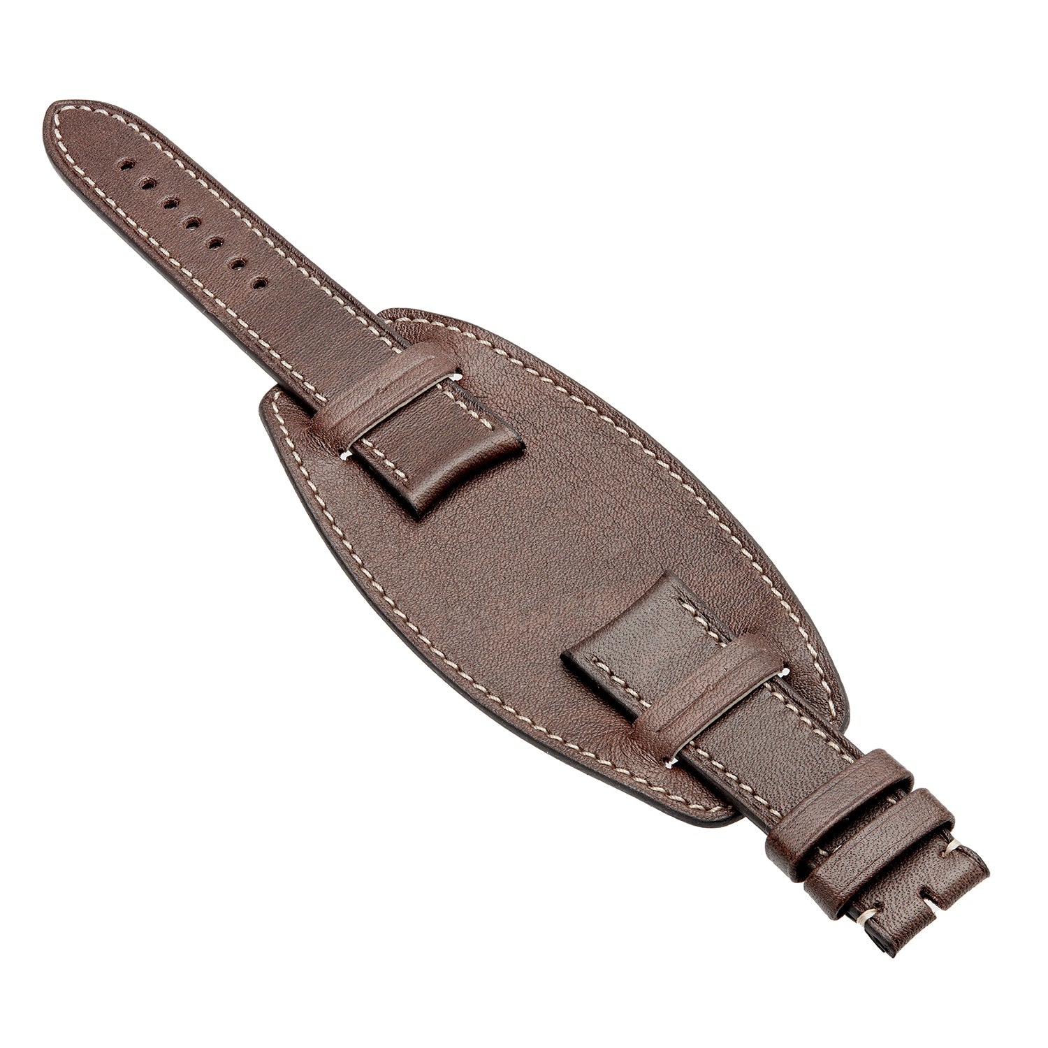 Brown Leather Bund Strap
