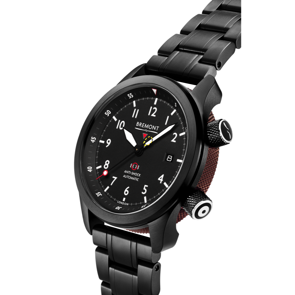 MBII Custom DLC, Black Dial with Anthracite Barrel & Closed Case Back