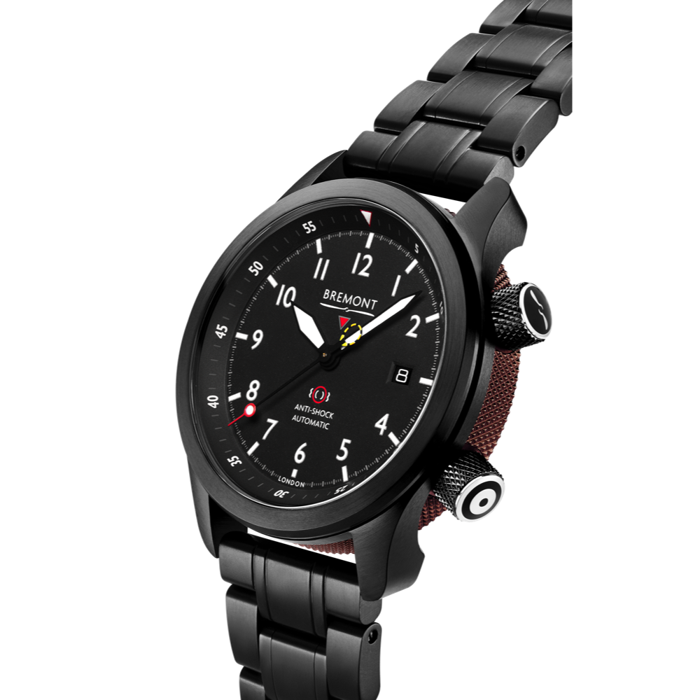 MBII Custom DLC, Black Dial with Anthracite Barrel & Open Case Back