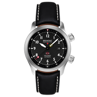 MBII Custom Stainless Steel, Black Dial with Bronze Barrel & Open Case Back