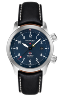 MBII Custom Stainless Steel, Blue Dial with Dark Blue Barrel & Open Case Back