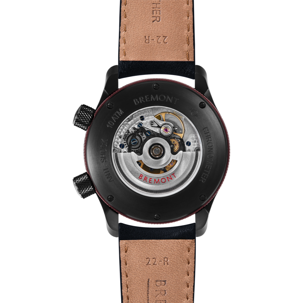 MBII Custom DLC, Black Dial with Anthracite Barrel & Open Case Back