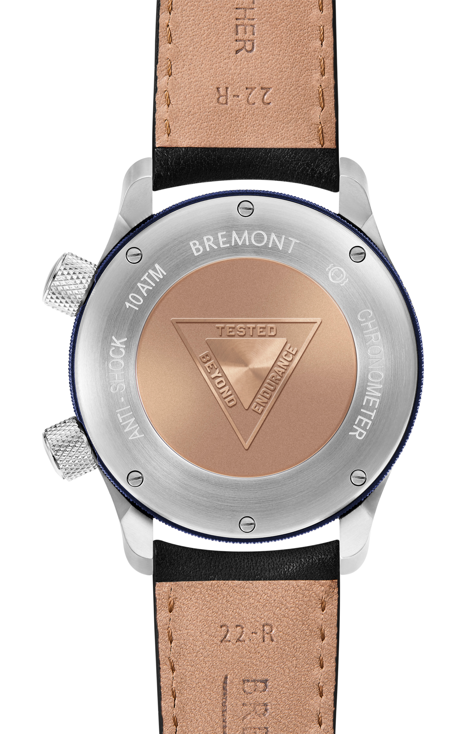 Bremont Watch Company Configurator MBII Custom Stainless Steel, Blue Dial with Dark Blue Barrel & Closed Case Back